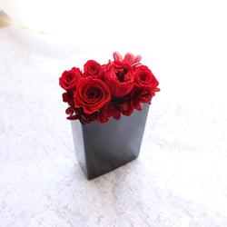 赤リボンしめ縄リース2026 お正月飾り おしゃれ 赤 レッド ダリア 造花