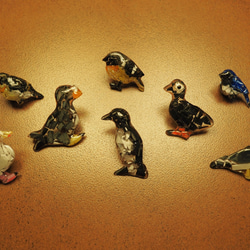 海洋プラスチック 漂着プラスチック sdgs ピンバッジ キビタキ 野鳥 サステイナブル アップサイクル 7枚目の画像