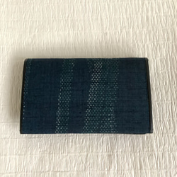 伝統織物のトップブランド塩沢織のカード名刺入　VA61 2枚目の画像