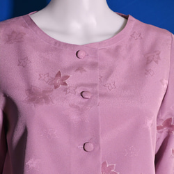着物リメイク ブラウス＆ジャケット（絹着物地）六分袖 特価品 3枚目の画像