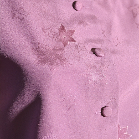 着物リメイク ブラウス＆ジャケット（絹着物地）六分袖 特価品 5枚目の画像