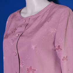 着物リメイク ブラウス＆ジャケット（絹着物地）六分袖 特価品 4枚目の画像