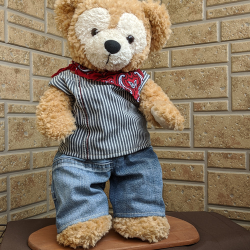 ダッフィー・シェリーメイ コスチューム ぬいぐるみ しろねこぷりん