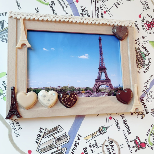 I love Paris♥エッフェル塔とスイーツのフォトフレーム 8枚目の画像