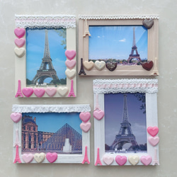 I love Paris♥エッフェル塔とスイーツのフォトフレーム 1枚目の画像