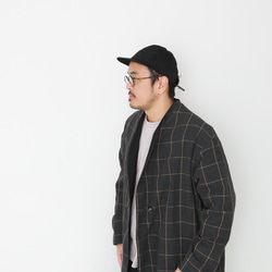 Looks neat cap small brim / black 11枚目の画像