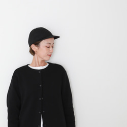 Looks neat cap small brim / black 3枚目の画像