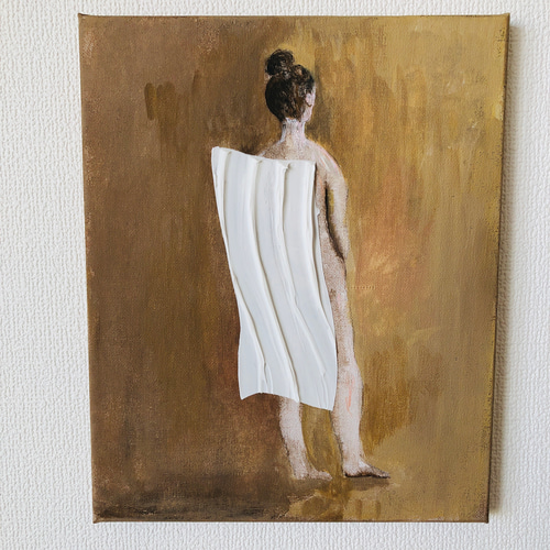 リアリズム人物画 女性の後姿 （Drawing 27 - 絵画）