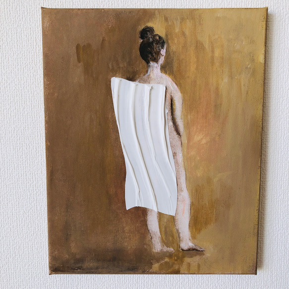 ある女性の後ろ姿 絵画 Mariko 通販 16808168｜Creema(クリーマ