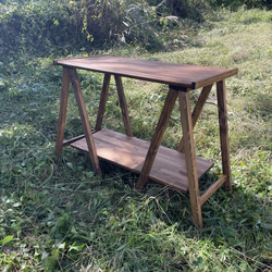 -good wood table rack-キャンプ アウトドア 折り畳み 棚 ラック シェルフ 木製  テーブル 2枚目の画像