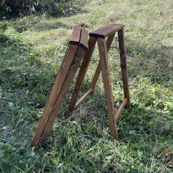 -good wood table rack-キャンプ アウトドア 折り畳み 棚 ラック シェルフ 木製  テーブル 8枚目の画像