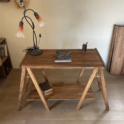 -good wood table rack-キャンプ アウトドア 折り畳み 棚 ラック シェルフ 木製  テーブル 5枚目の画像