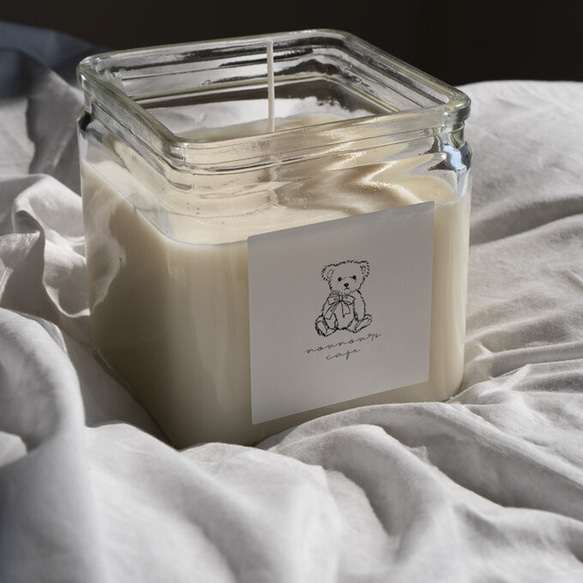 【名入れギフト】グラスキャンドル／ラッピング・メッセージカード無料／cdw04 1枚目の画像