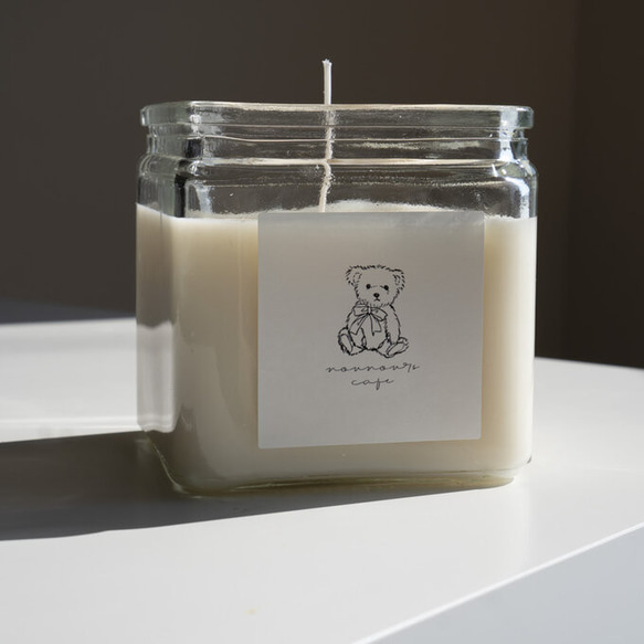 【名入れギフト】グラスキャンドル／ラッピング・メッセージカード無料／cdw04 2枚目の画像