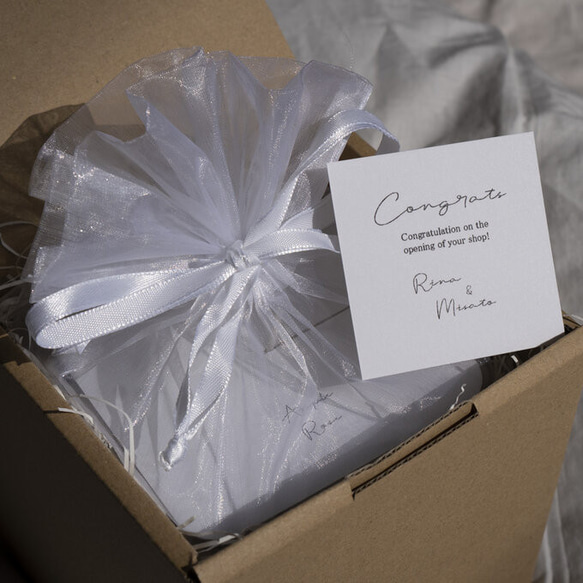 【名入れギフト】グラスキャンドル／ラッピング・メッセージカード無料／cdw04 7枚目の画像