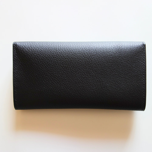フランスレザー ギャルソンウォレット 長財布 アルランシュリー 黒