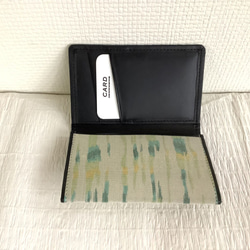 伝統織物のトップブランド塩沢織のカード名刺入　VA66 3枚目の画像