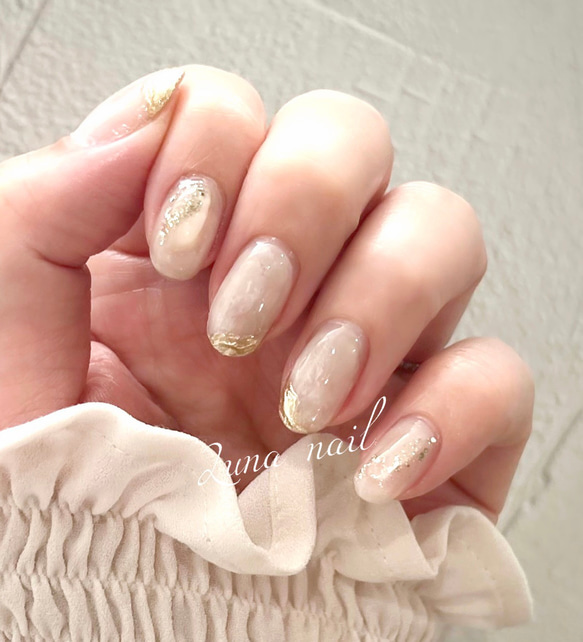 ニュアンスネイル ぷっくり ミラー フレンチ ネイルチップ ハンドメイド No.97/ネイルチップ ニュアンス ぷっくりフラワー ミラーフレンチ 2024