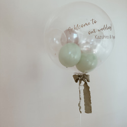 【bubble balloon】 mint 2枚目の画像