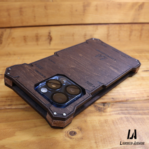 iPhone15 ケース 木製 耐衝撃 ウッド wood case 木 本革 15/plus/Pro/Promax 8枚目の画像
