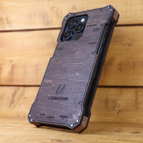 iPhone15 ケース 木製 耐衝撃 ウッド 木 本革 かっこいい 15