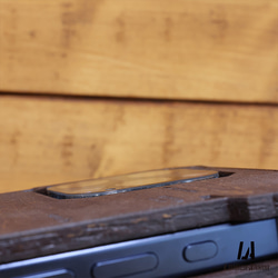 iPhone15 ケース 木製 耐衝撃 ウッド wood case 木 本革 15/plus/Pro/Promax 12枚目の画像