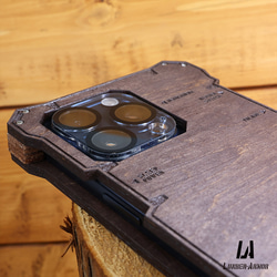 iPhone15 ケース 木製 耐衝撃 ウッド wood case 木 本革 15/plus/Pro/Promax 14枚目の画像