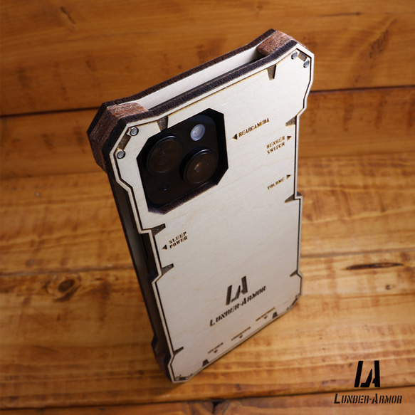 iPhone15 ケース 木製 耐衝撃 ウッド wood case 木 本革 15/plus/Pro/Promax 3枚目の画像