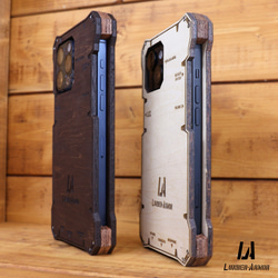 iPhone15 ケース 木製 耐衝撃 ウッド wood case 木 本革 15/plus/Pro/Promax 6枚目の画像