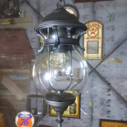 ガラスシェイド ペンダントランプ  1灯式 シーリングライト（ballon-②） #アンティーク照明  #天井照明 6枚目の画像
