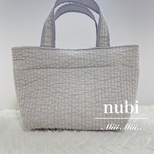 ヌビバッグ nubi トートバッグ イブルバッグ ライトグレー トート 