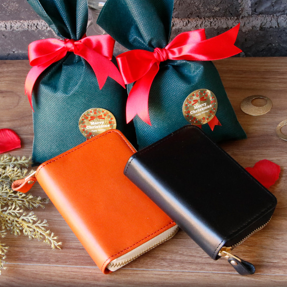 ☆Xmasセット【SATTO】小さいのにお札が折れない！ラウンド型最小に 