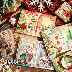 ▽SALE▽【P212コラージュ素材】海外紙モノ クリスマス デザイン