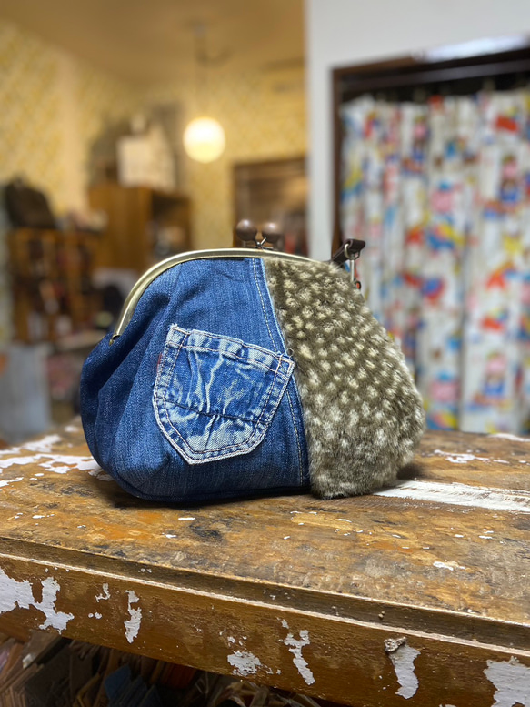 ハンドメイド リメイクバッグバンビ アンティーク ハンドメイド リメイクバッグバンビ アンティーク