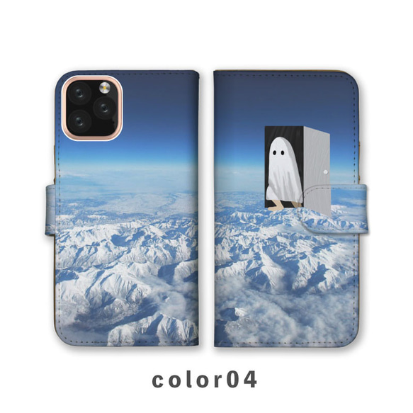 Ghost幽靈天空風景旅行照片相容於所有型號智慧型手機保護套筆記本型卡片儲存NLFT-BKCS-10w 第5張的照片