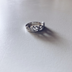 ivy ring【silver925】シンプル　重ね付け　シルバーリング　 10枚目の画像