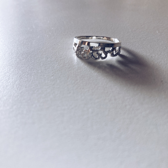 ivy ring【silver925】シンプル　重ね付け　シルバーリング　 16枚目の画像