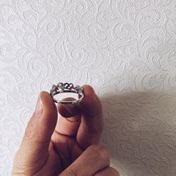 ivy ring【silver925】シンプル　重ね付け　シルバーリング　 15枚目の画像