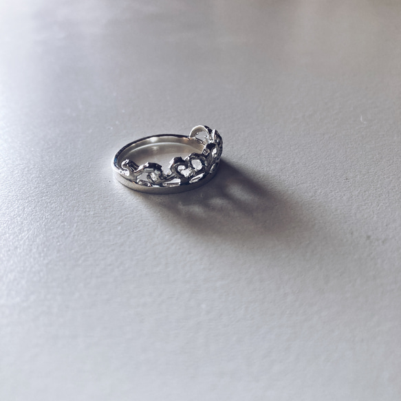 ivy ring【silver925】シンプル　重ね付け　シルバーリング　 11枚目の画像