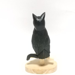 猫フクロウ(黒) 4枚目の画像