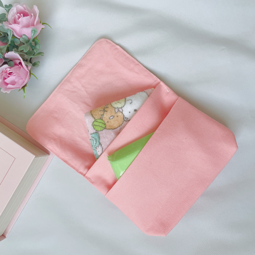 選べる】リバティプリント シャカシャカ移動ポケット ハート その他