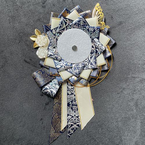 痛ロゼット58mm 75mmサイズ 缶バッジ用 ロゼット カラーブロック