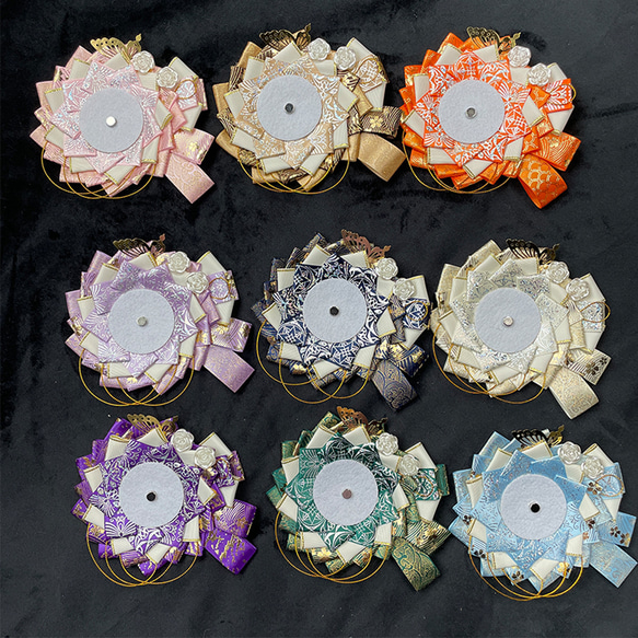 痛ロゼット58mm 75mmサイズ 缶バッジ用 ロゼット 蝶戀花 バッグ