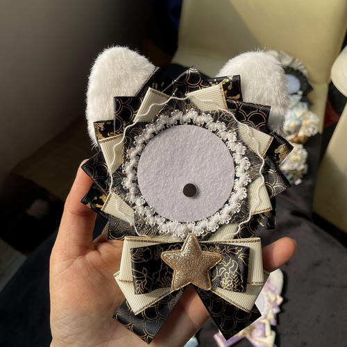 痛ロゼット44mm〜57mm、65mm、75mm、100m、150mm ハート ロゼット