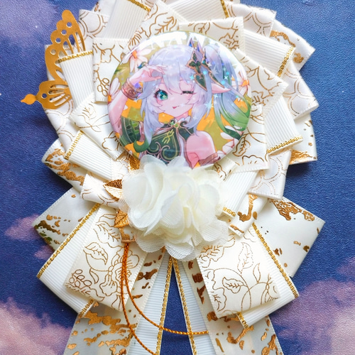 受付中】痛ロゼット 缶バッジロゼット ロゼット オーダーページ