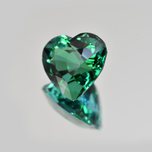 ソ付 ブルーグリーントルマリン 2.462ct ルース ハートシェイプ