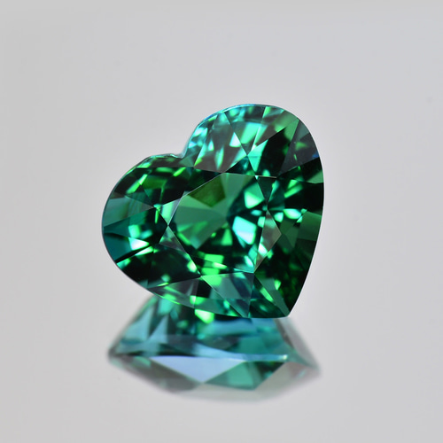 ソ付 ブルーグリーントルマリン 2.462ct ルース ハートシェイプ
