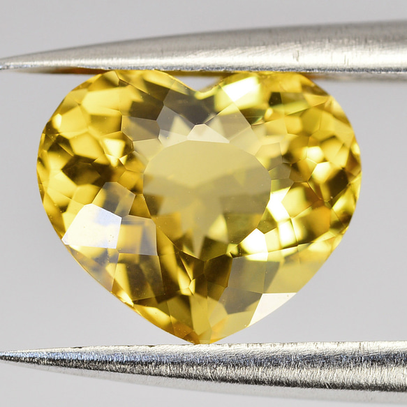ソ付 ヘリオドール(イエローベリル) 1.804ct ルース ハートシェイプ 