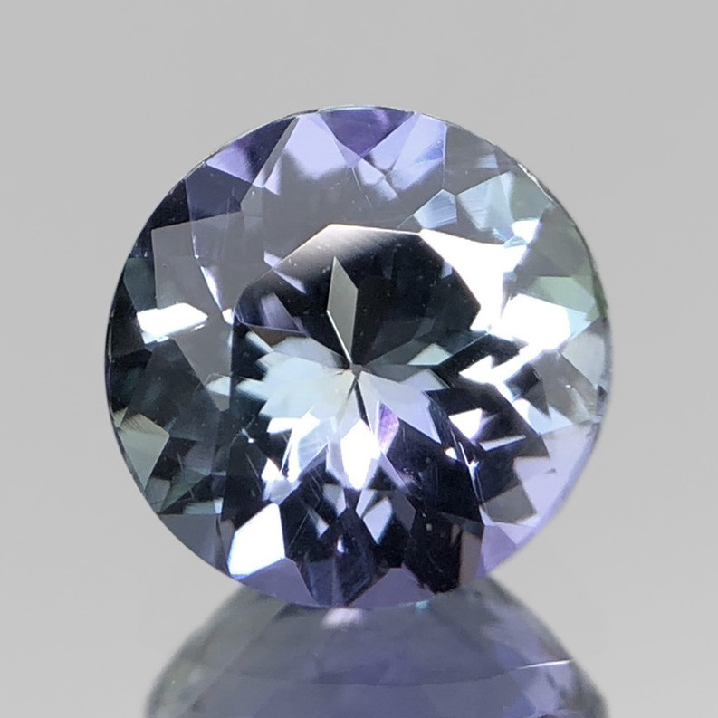 ソ付 非加熱タンザナイト 1.523ct ルース ラウンド 天然石 CheReine 