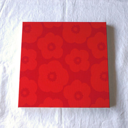 「 poppy ( red red ) 」キャンバスパネル 2枚目の画像